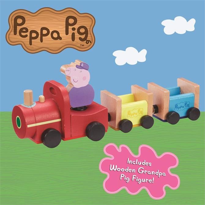 Peppa Pig Wooden Grandpa Pig's Train